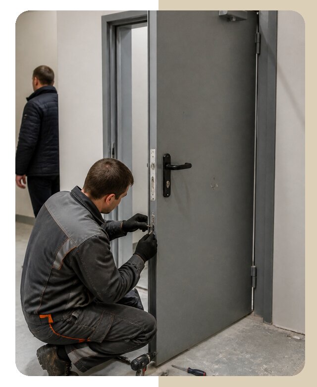 Ремонт противопожарной двери в Иркутске по цене 6772 р. | ДвериЛегко-Ркт