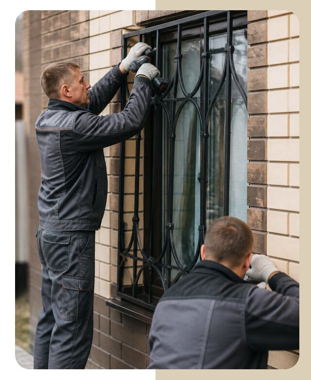 Установка решеток в дом в Иркутске по цене от 3647 р. | ДвериЛегко-Ркт